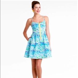 EUC Lilly Pulitzer High Tide Toile sundress